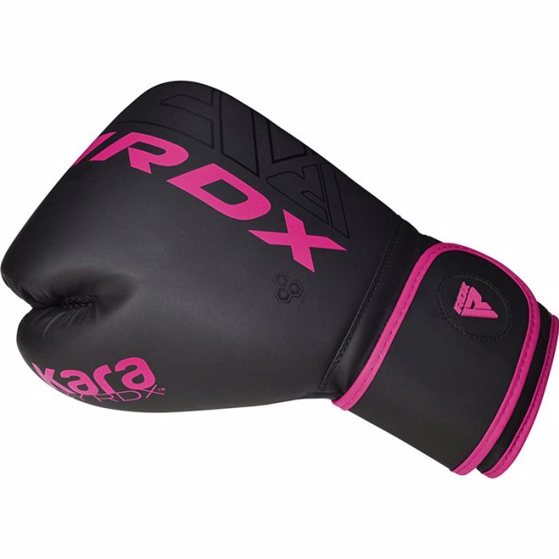 RDX F6 KARA BOXING GLOVES - black/pink